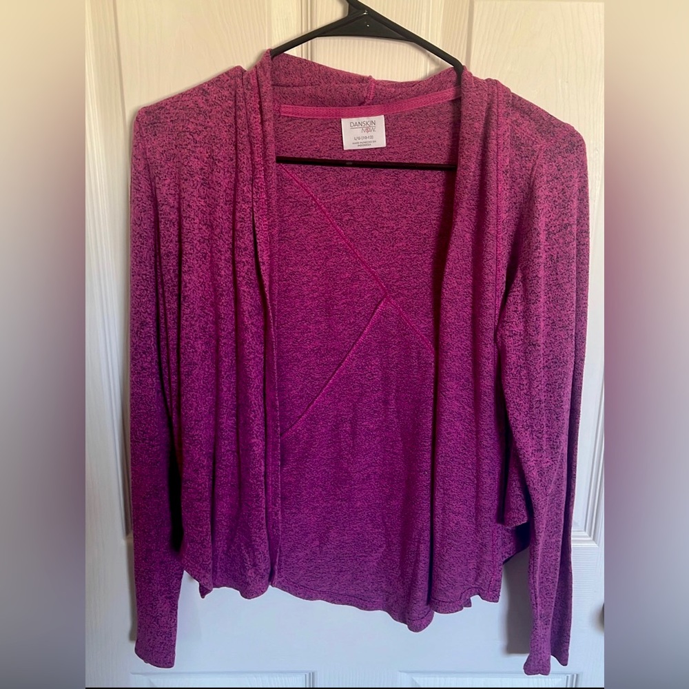 Pink Danskin Now Cardigan